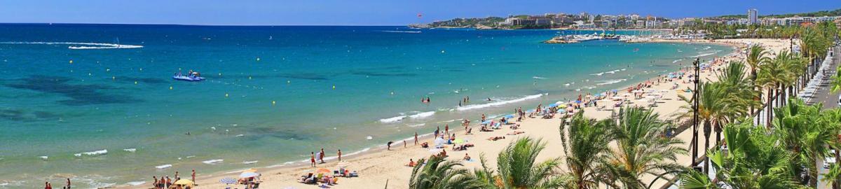 Panorama della spiaggia di Salou in Costa Dorada