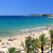 Panorama della spiaggia di Salou in Costa Dorada
